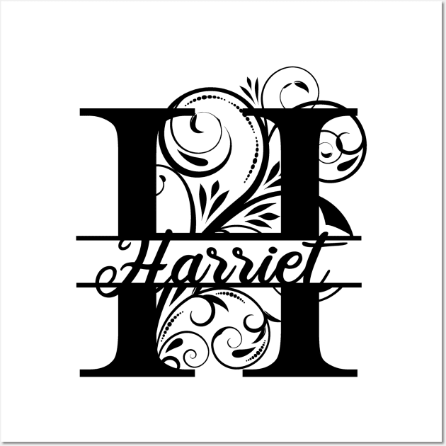 Last Name Letter H Monogram License Plate Art Custom T-Shirt by Design  Turnpike - Pixels