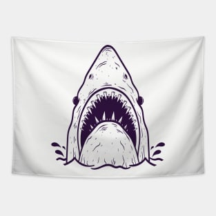 Shark head Design T-shirt STICKERS CASES MUGS WALL ART NOTEBOOKS PILLOWS TOTES TAPESTRIES PINS MAGNETS MASKS Tapestry