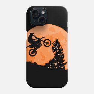 Motocross Moon Phone Case