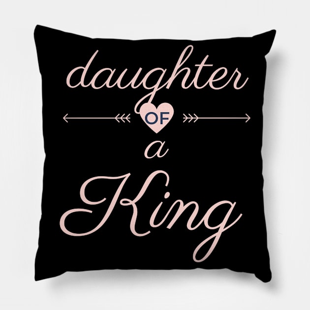 Daughter Of A King Pillow by Happy - Design