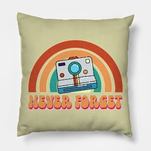 Never Forget Pillow