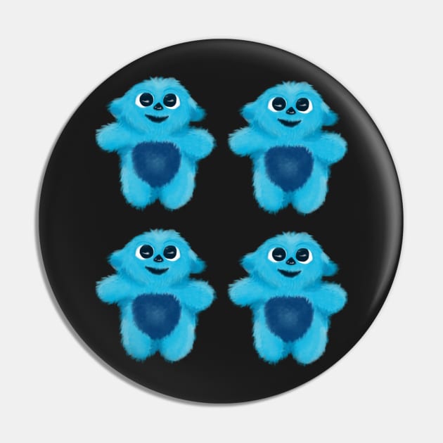 Beebo Sticker Set Pin by freddyhlb