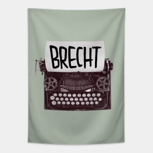 Typewriter Brecht, Gift for Writer Tapestry