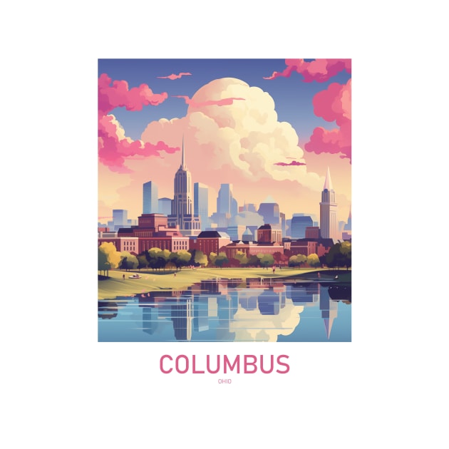 COLUMBUS by MarkedArtPrints