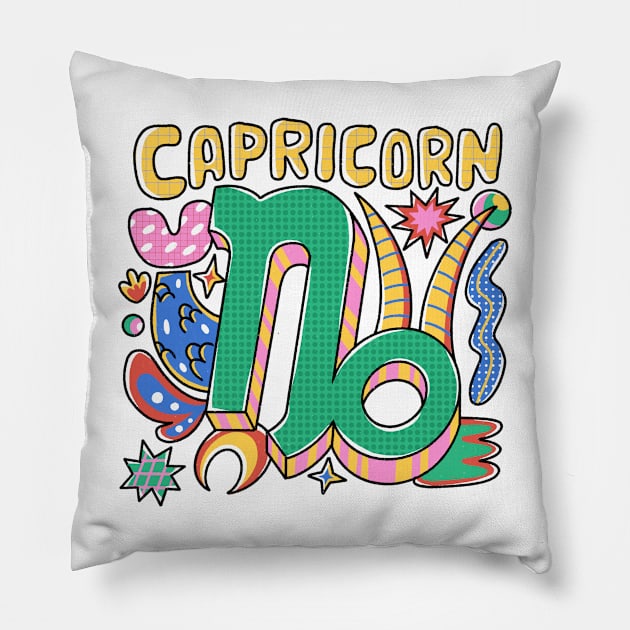 Capricon Pillow by mylistart