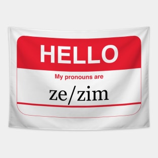 My pronouns are ze/zim Tapestry