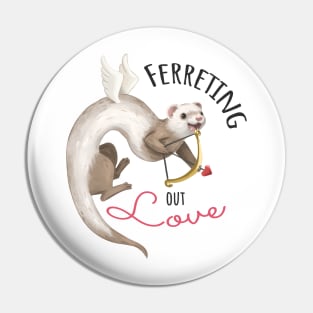 Cupid ferret Pin