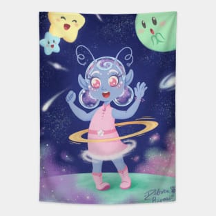 Alien girl Tapestry