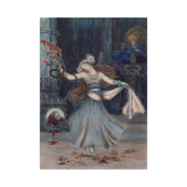 Salome Dancing Before the Head of St. John the Baptist by Gustave Moreau by Classic Art Stall