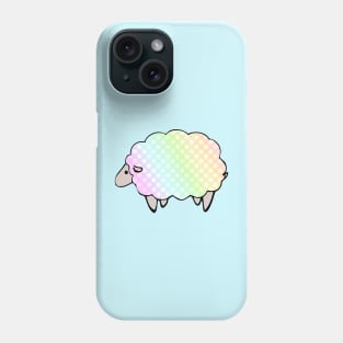 Pastel Rainbow Polkadot Sheep Phone Case