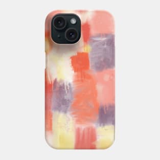 City Sunset Geometric Abstract Painting Phone Case