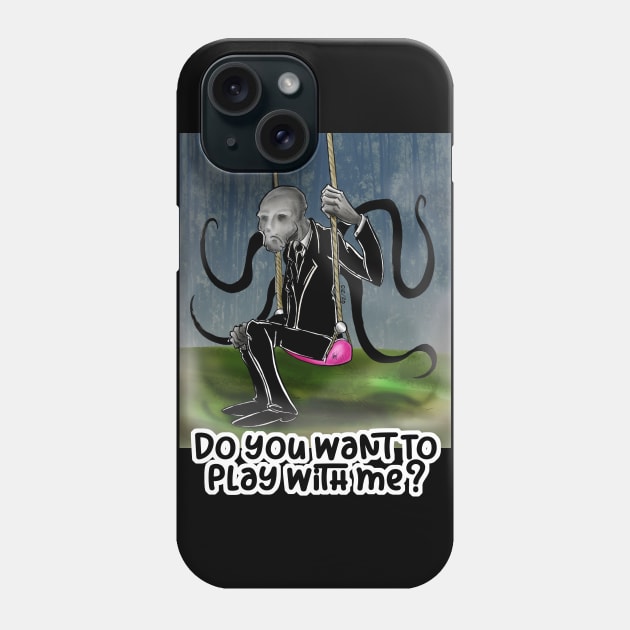 Do you want to play with me? Phone Case by CIZDIBUJOS