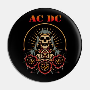 skull triangle ac dc Pin