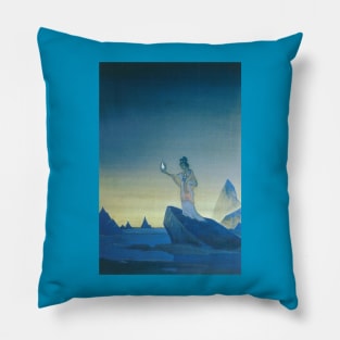 Agni Yoga by Nicholas Roerich Pillow