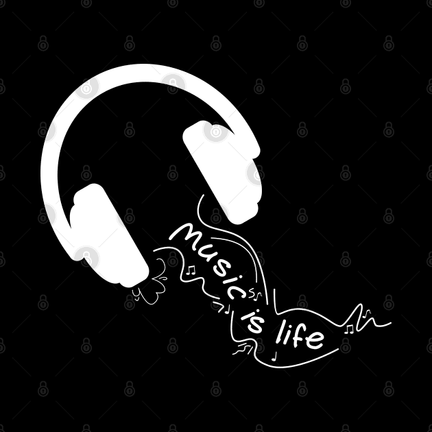 MUsic is life, white theme by Degiab