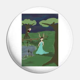 Fantasy girl being watched by boy love story Pin