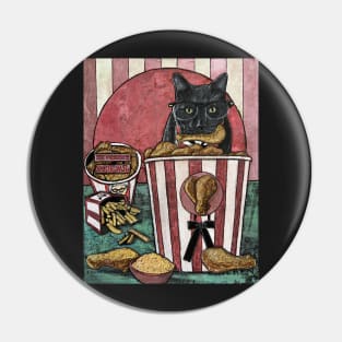 Chicken Lovin’ Cat Pin