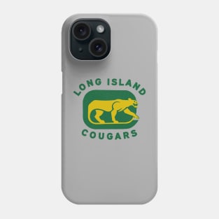 Defunct Long Island Cougars NAHL Hockey 1973 Phone Case