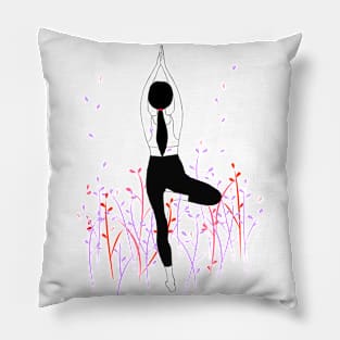 Yoga tree Pillow