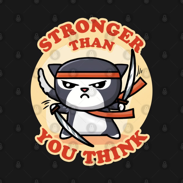 Ninja Cat | Stronger Than You Think by TMBTM