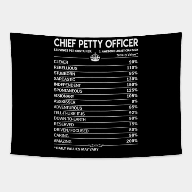 Chief Petty Officer T - Daily Factors 2 Item Tapestry by jasper-cambridge