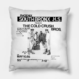 1985 Cold Crush Brothers Flyer Pillow