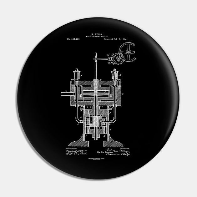 Tesla Oscillator Earthquake Machine Patent 1894 Pin by MadebyDesign