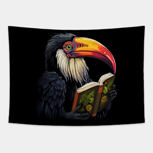 Hornbill Reads Book Tapestry