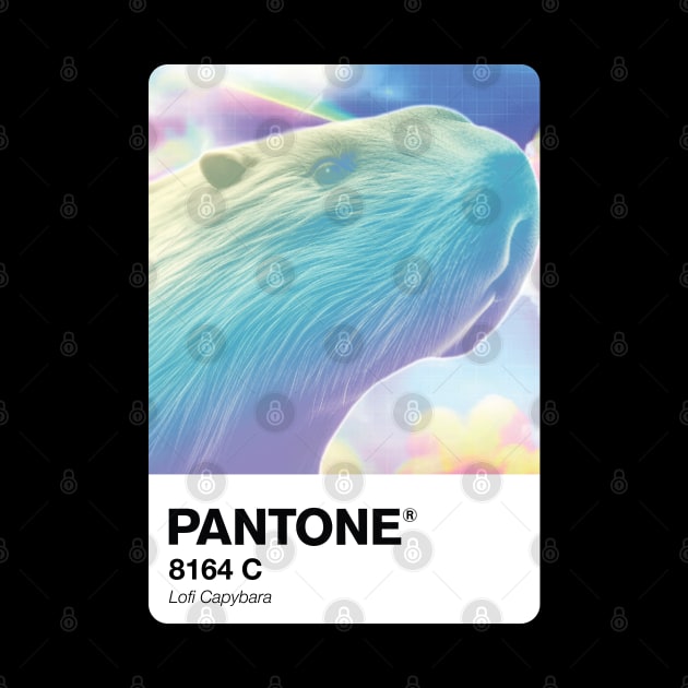 Pantone lofi Capybara swatch by theartistmusician