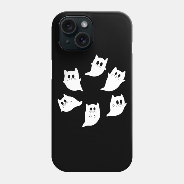 Ghost Cats Phone Case by ECMazur