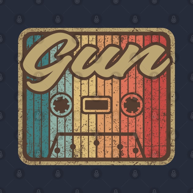 Gun Vintage Cassette by penciltimes