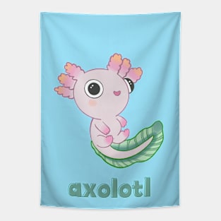 Axolotl with Name Tapestry