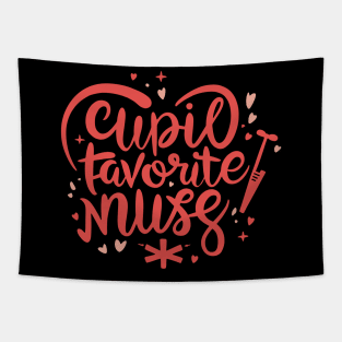 Cupids Favorite Nurse Valentines Day Tapestry