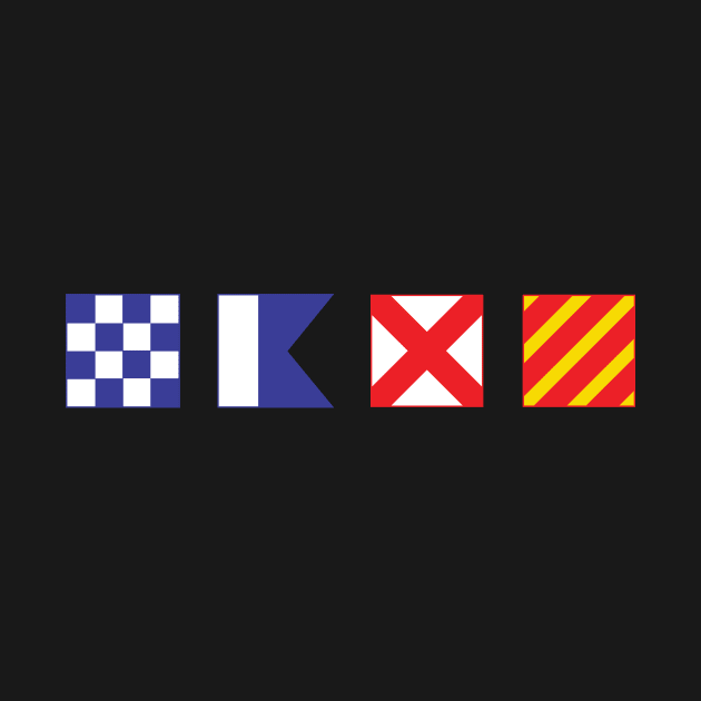 N - A - V - Y Spelled out in Signal Flags by hobrath