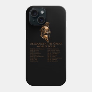 Alexander The Great World Tour - Ancient Greek Steampunk Helmet Phone Case