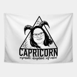 Capricorn Girl Tapestry