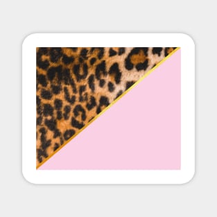 Copy of Pink and gold leopard print Magnet