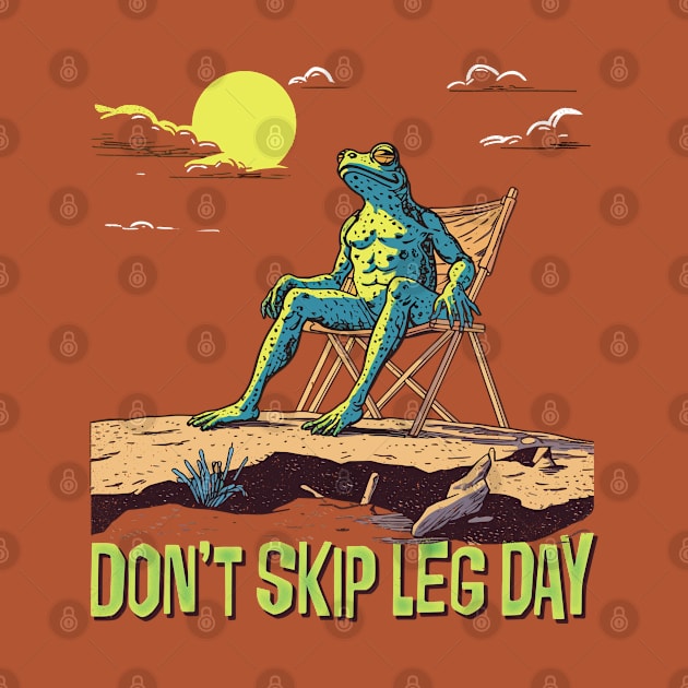 Don't Skip Leg Day --- Cute Gym Frog by DankFutura