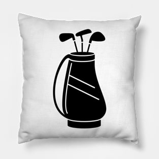 Golf Bag With Golf Clubs Pillow