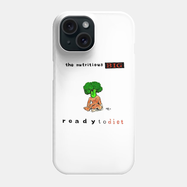 The Nutritious BIG Phone Case by Insane Clam Pasta