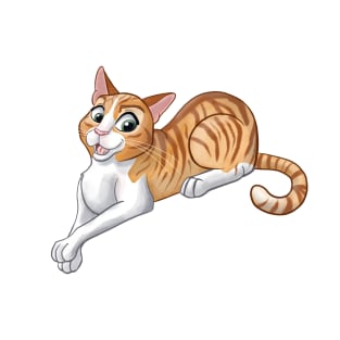 Ginger Tabby Cat T-Shirt