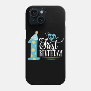 My First Birthday Celebration, Gender Reveal Phone Case