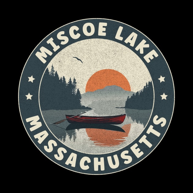 Miscoe Lake Massachusetts Sunset by turtlestart