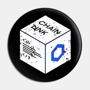 Chainlink Crypto LINK Distressed Cryptoxurrency Pin