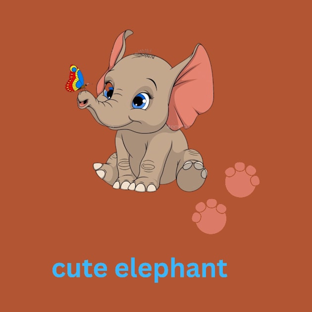 cute elephant by Shop your dream come true