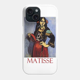 Spanish Dancer with Tambourine by Henri Matisse Phone Case