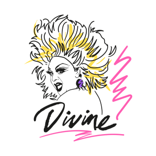 DIVINE 80S RETRO STYLE T-Shirt