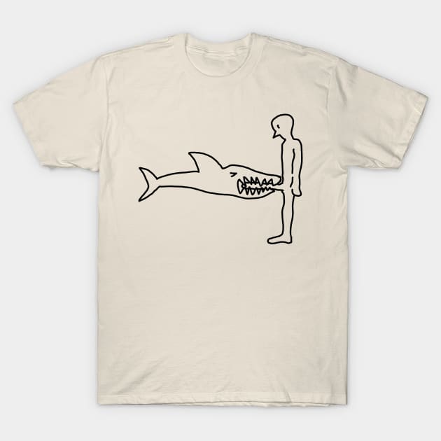Shark Bite Graffiti Women's T-Shirt