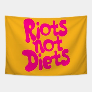 Riots Not Diets - Feminist Typographic Design Tapestry