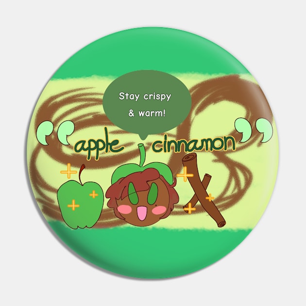 Fresh! Air Freshener: Granny Smith & Cinnamon Pin by jennystar